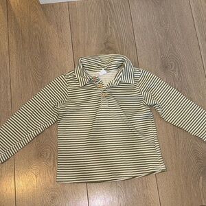 Striped Long Sleeve Polo Shirt